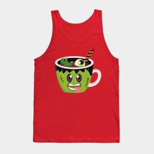 Haloloween Mug Scary T-shirt Tank Top
